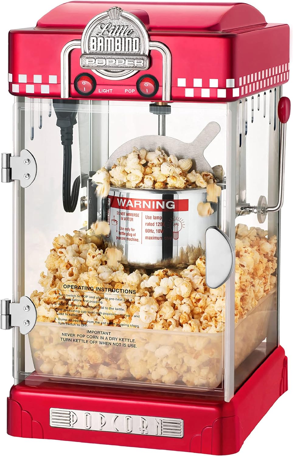 Great Northern Popcorn Company Little Bambino Table Top Retro Machine