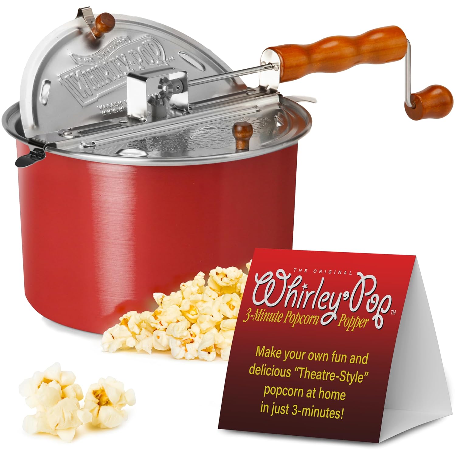 Wabash Valley Farms: The Original Whirley Pop Stovetop Popcorn Popper